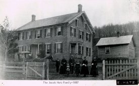 Jacob Hatz Farm Home, lower Dutch Creek, 1881