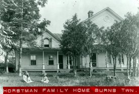 Horstman Brothers Farm Home, Burns Township, undated.