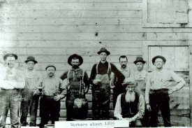 Hussa Brewery Workers, circa 1895.