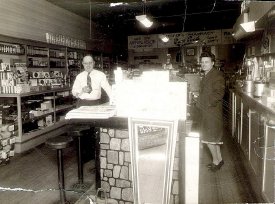 Stetzer's Pharmacy, 1947 (Phil and Arby Stetzer)
