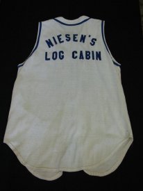 Backside.Baseball Uniform Jersey of Harold Maskak